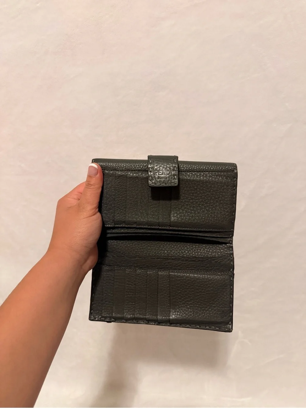 Fendi Selleria Peekaboo Medium Bifold Wallet